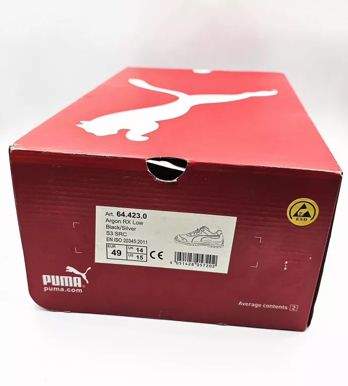 BUTY ROBOCZE PUMA ARGON RX LOW 64.423.0 / S3 SRC / ROZMIAR 49