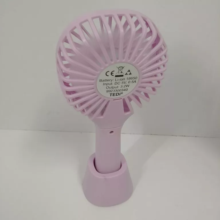 MINI WIATRACZEK RĘCZNY Z PODSTAWKĄ USB