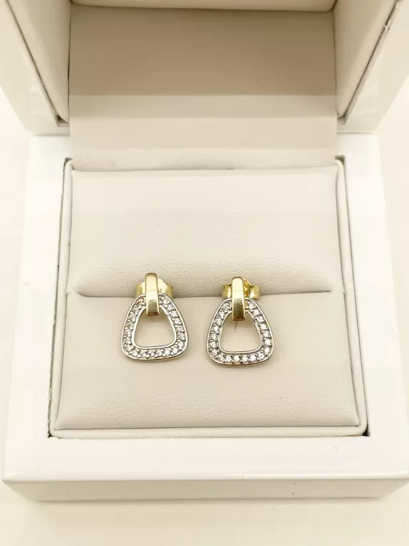 ŚLICZNE ZŁOTE KOLCZYKI 2,46G 585PR