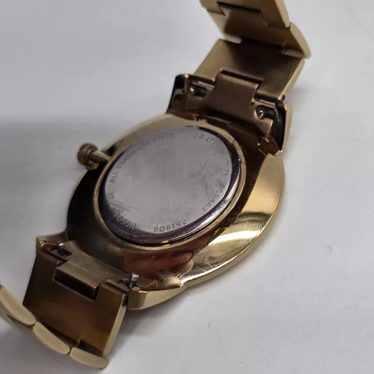 ZEGAREK MĘSKI FOSSIL FS5462 / ZŁOTY / PUDŁEKO / ŁADNY STAN!