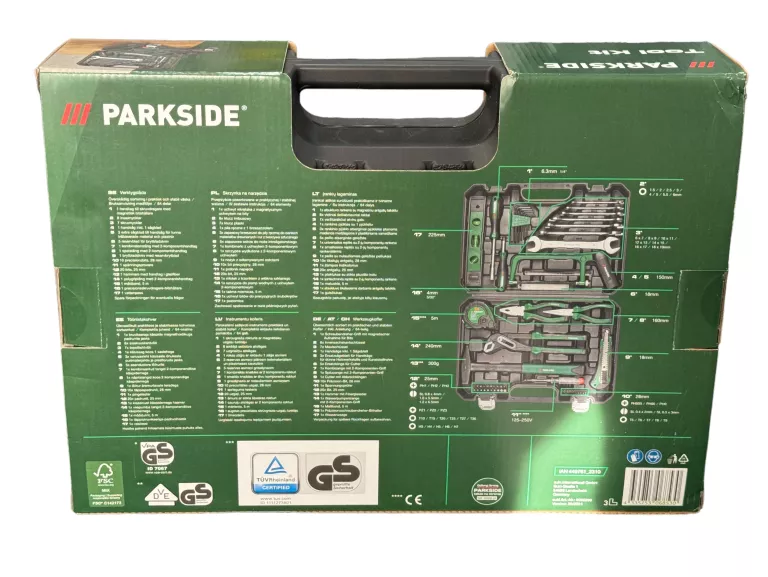 PARKSIDE WALIZKA NARZĘDZIOWA, 64 ELEMENTY
