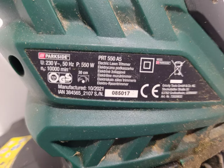 PODKASZARKA ELEKTRYCZNA PARKSIDE MODEL PRT 550 A5 550W