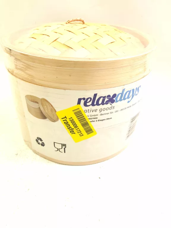 BAMBUSOWY PAROWAR PAROWNIK 20,5 CM - RELAXDAYS