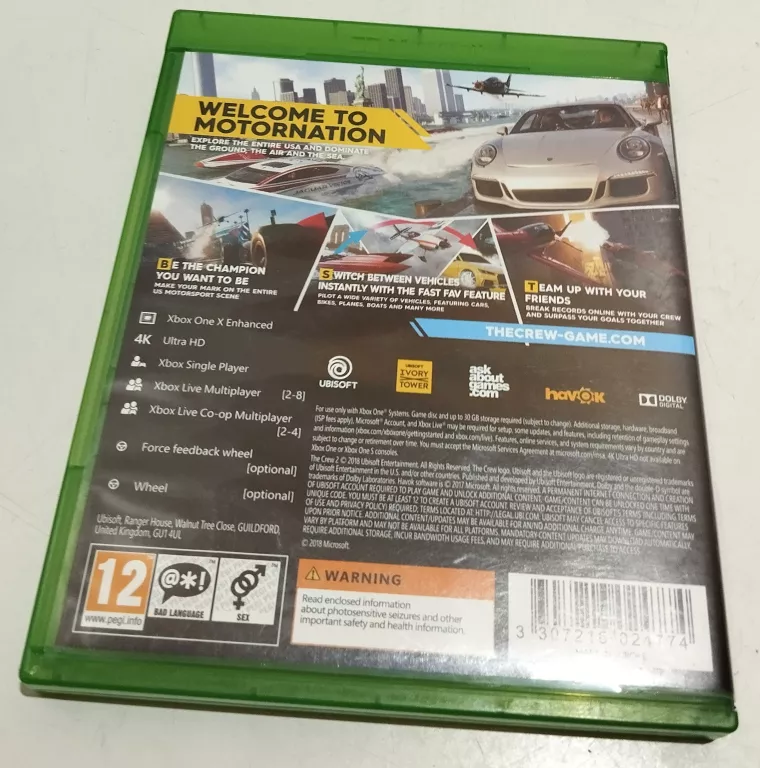 GRA NA KONSOLE XBOX ONE THE CREW 2