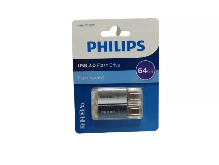 PENDRIVE PHILIPS 2X 64GB