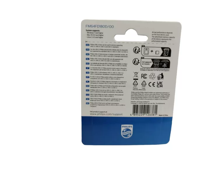 PENDRIVE PHILIPS 2X 64GB