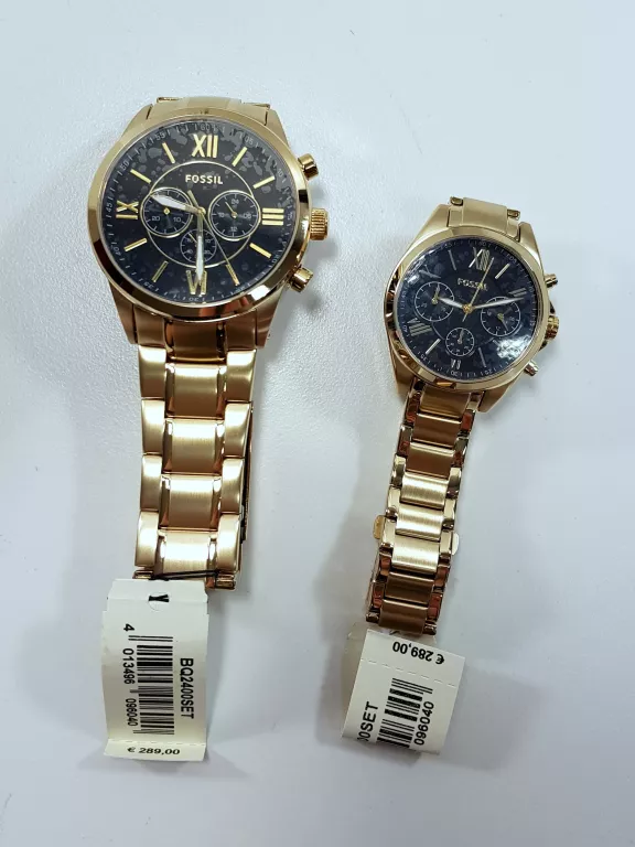 KOMPLET DAMSKI I MĘSKI ZEGAREK FOSSIL BQ2400SET