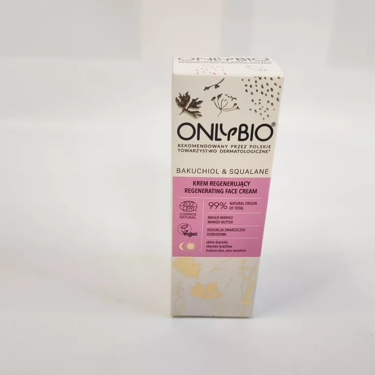 KREM DO TWARZY ONLYBIO BAKUCHIOL & SQUALANE REGENERUJĄCY 50 ML