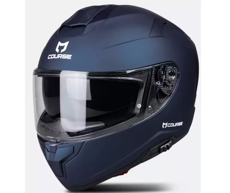 KASK INTEGRALNY COURSE RAIDER EVO METALICZNY NIEBIESKI ROZMIAR XL 61/62