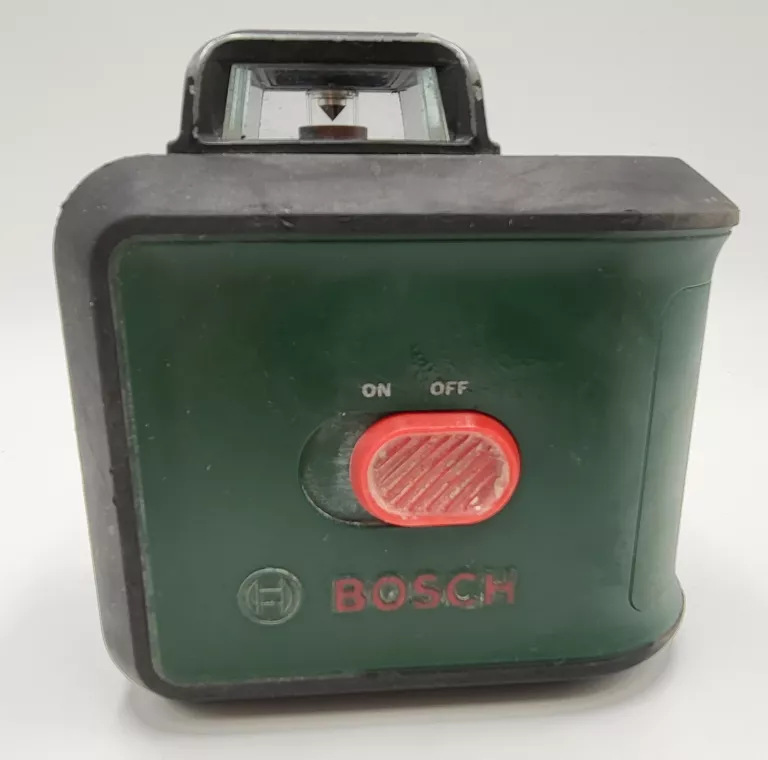LASER KRZYZOWY BOSCH 360 ZIELONY (ZMODYFIKOWANY ŁADOWANIE USB-C)