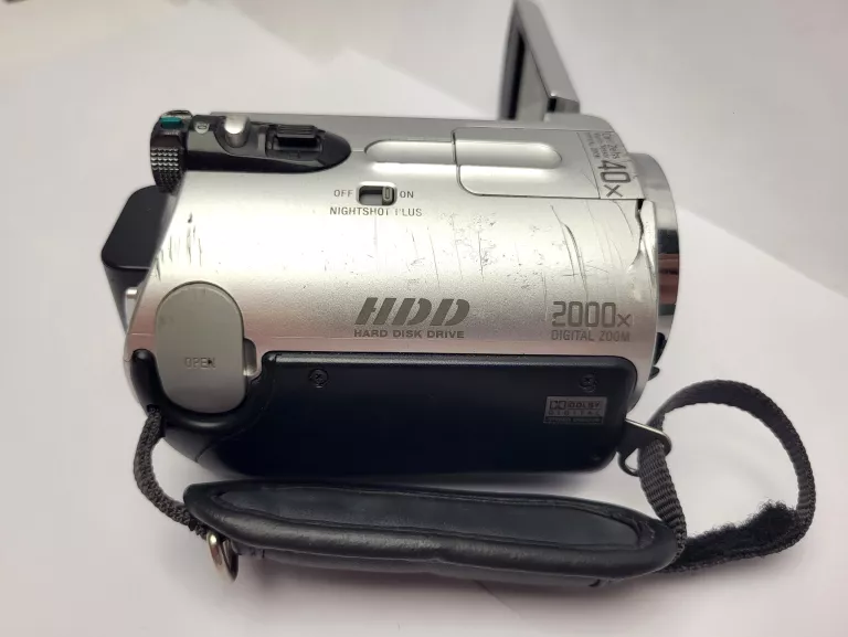 KAMERA SONY DCR-SR32E / STACJA DOKUJĄCA (SŁABY STAN)