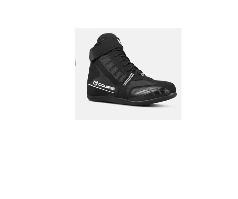 MĘSKIE BUTY MOTOCYKLOWE COURSE SHORTY V3 BIAŁO CZARNE ROZMIAR 38