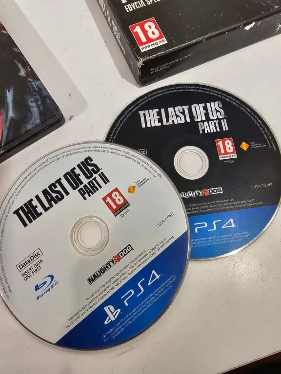THE LAST OF US PART II SPECIAL EDITION STEELBOOK + ARTBOOK