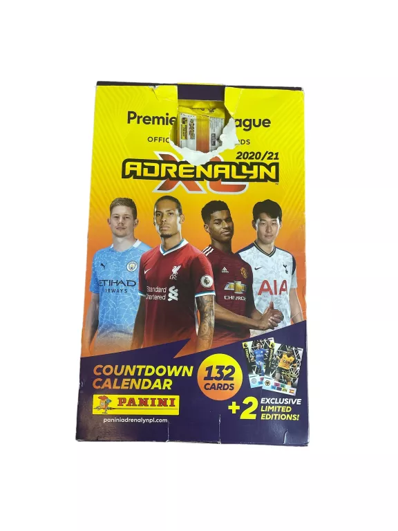 PANINI PREMIER LEAGUE 2020/21 ADRENALYN XL KALENDARZ ODLICZANIA J.ANGIELSK