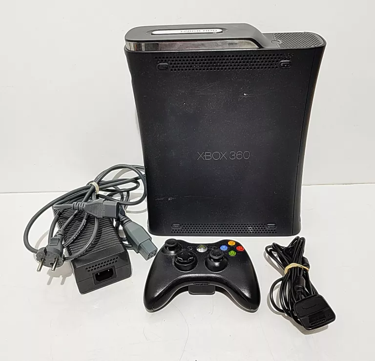 KONSOLA XBOX 360 120GB HDD + ZASILACZ + PAD