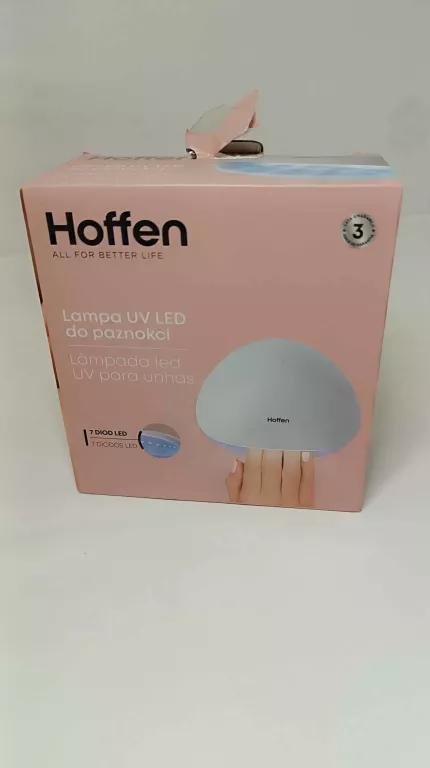 HOFFEN LAMPA UV DO PAZNOKCI KOMPLET