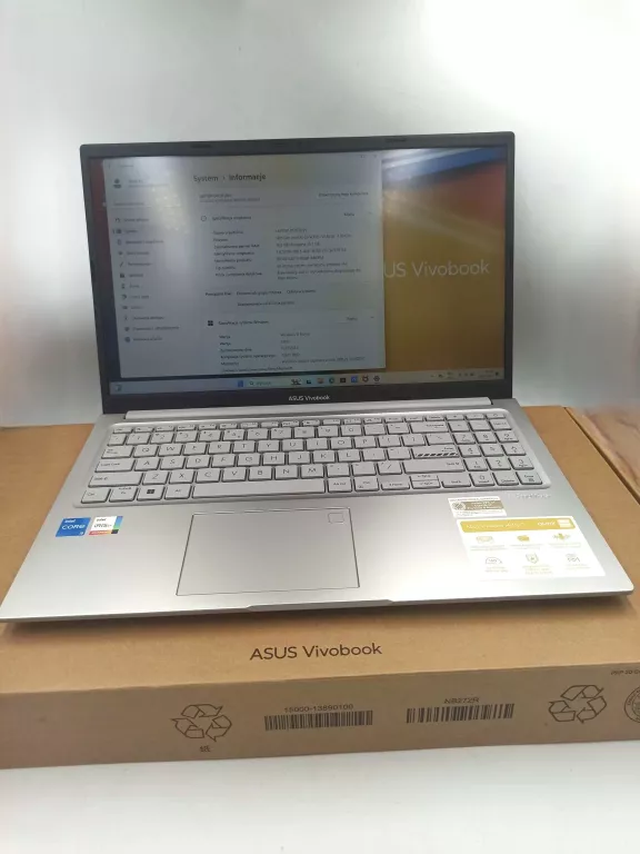 LAPTOP ASUS VIVOBOOK A1504ZA-BQ741W 15,6 ", I5, 16 GB/512 GB KOMPLET