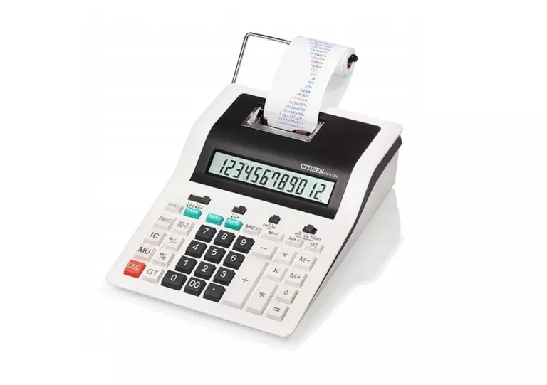 KALKULATOR Z DRUKARKĄ CITIZEN CX-123N USZKODZONY