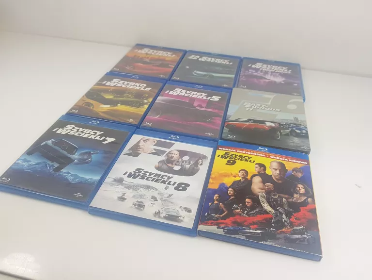 KOLEKCJA FILMÓW BLU-RAY SZYBCY I WŚCIEKLI 1-9 PL