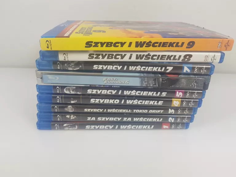 KOLEKCJA FILMÓW BLU-RAY SZYBCY I WŚCIEKLI 1-9 PL