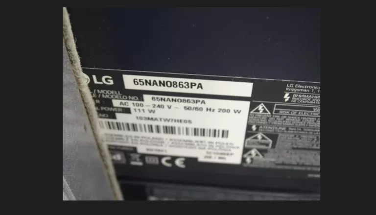 TELEWIZOR LED LG 65NANO863PA 65'' 4K UHD SMART TV #OPIS