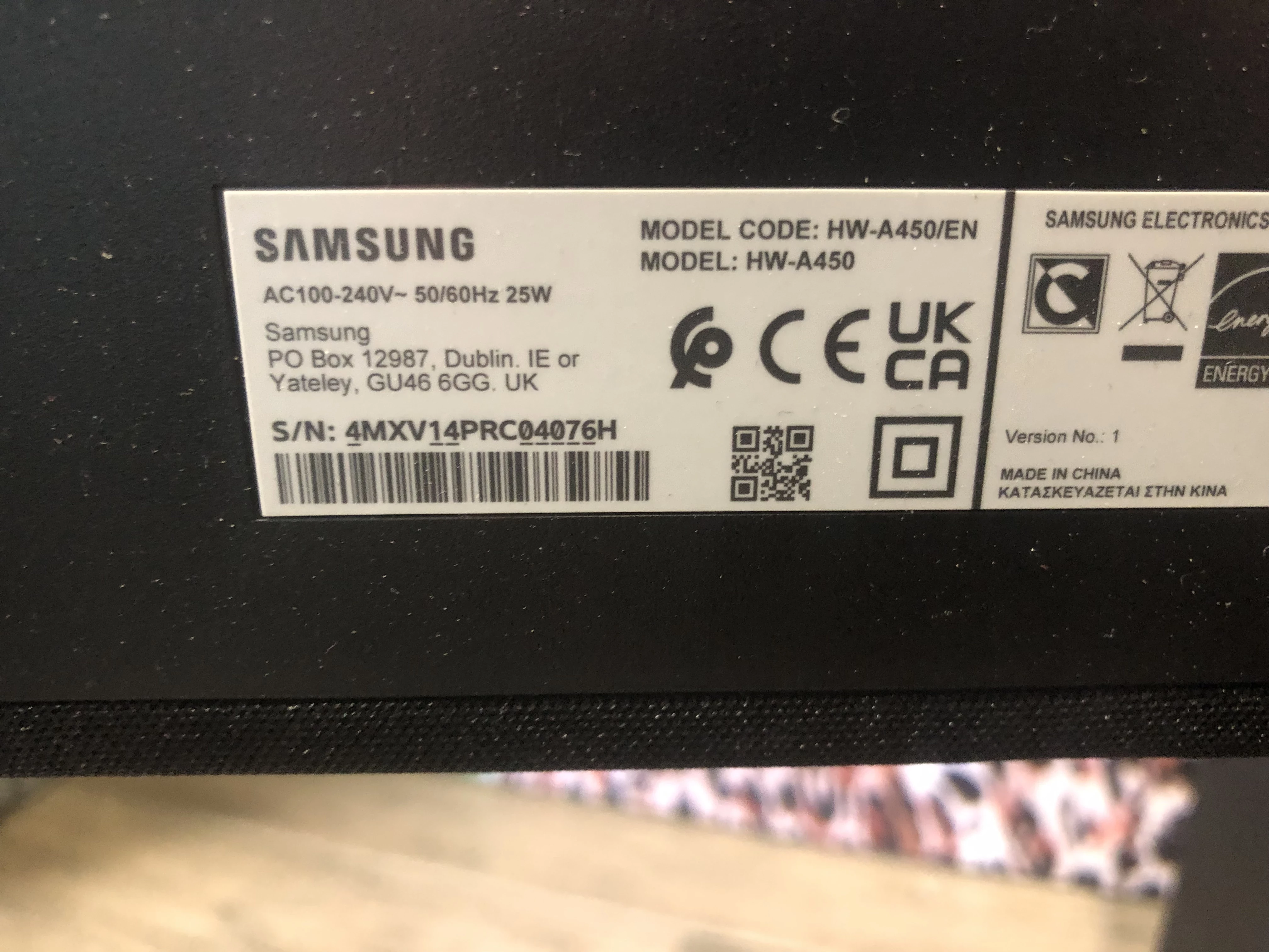 soundbar-samsung-hw-a450-ean-gtin-887276522425