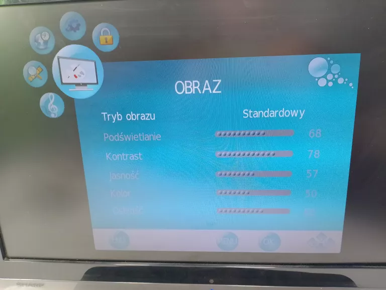 TELEWIZOR SHARP LC 24LE220E + PILOT PRZEWÓD