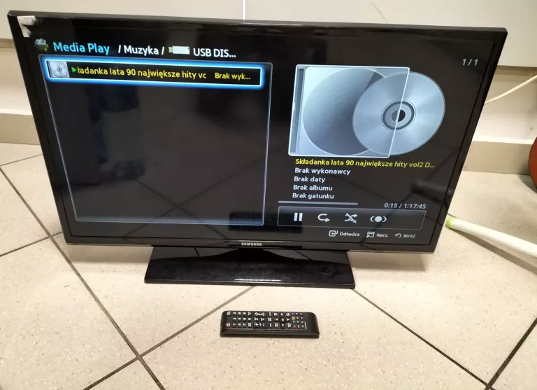 TELEWIZOR SAMSUNG UE32EH4003 + PILOT OPIS