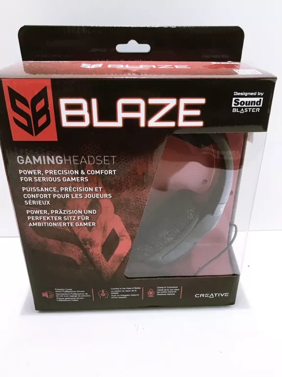 SŁUCHAWKI NAUSZNE CREATIVE SOUND BLASTER BLAZE