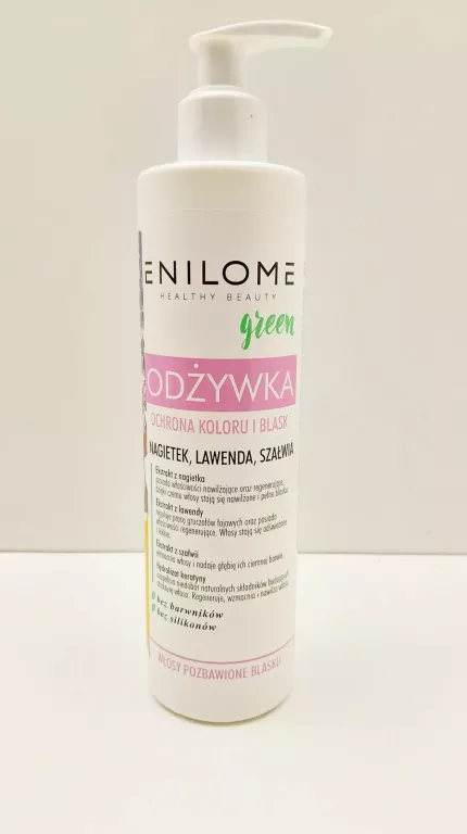 ENILOME HEALTHY BEAUTY GREEN, ODŻYWKA OCHRONA KOLORU I BLASK, 300 ML