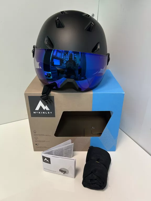 KASK NARCIARSKI MCKINLEY HS-016 ROZMIAR L 58-61CM PUDELKO