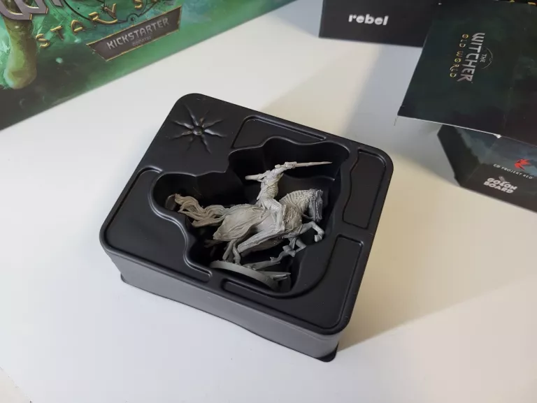 GRA WIEDŹMIN STARY ŚWIAT + KICKSTARTER FOLIA CIRI + EREDIN FIGURKA ZESTAW