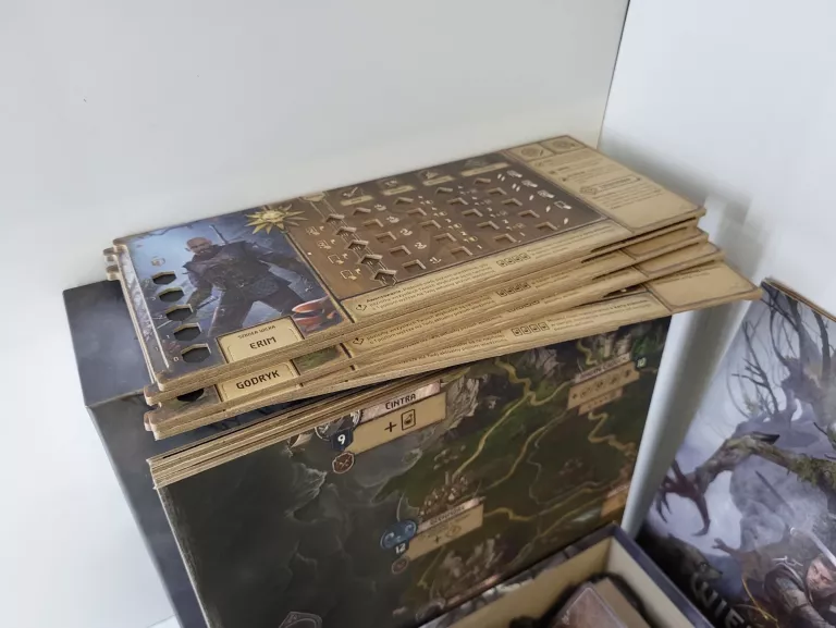 GRA WIEDŹMIN STARY ŚWIAT + KICKSTARTER FOLIA CIRI + EREDIN FIGURKA ZESTAW