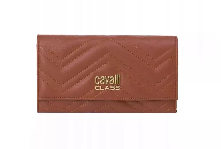 KOPERTÓWKA CAVALLI CLASS BRĄZOWA BEZ PASKA