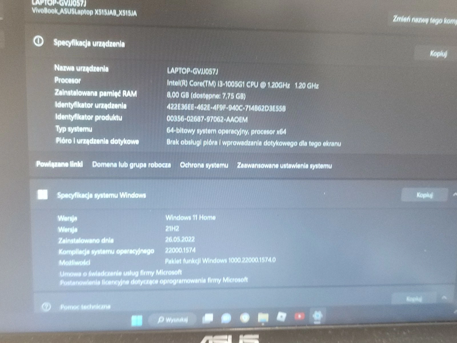 laptop-asus-x515j-rozdzielczosc-px-1920-x-1080