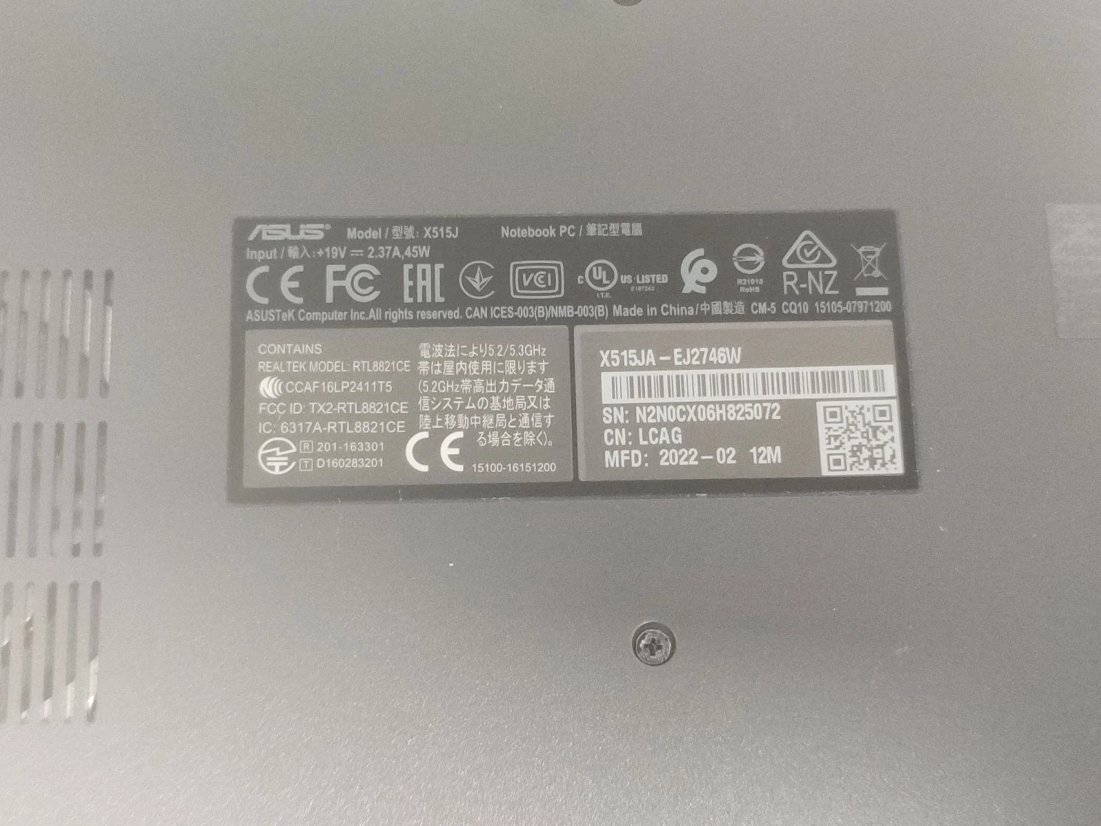 laptop-asus-x515j-stan-uzywany
