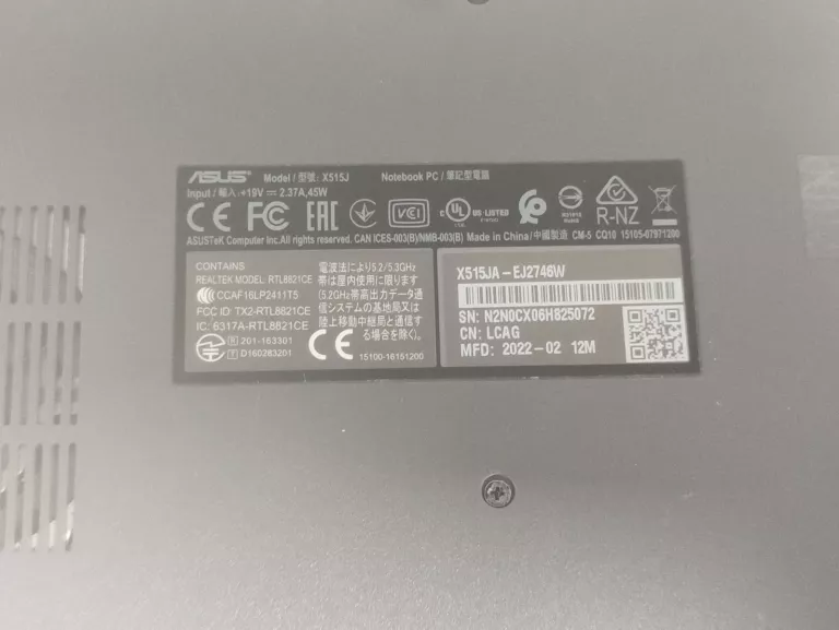 laptop-asus-x515j-stan-uzywany