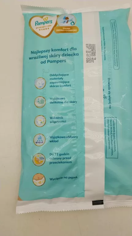 PAMPERS PREMIUM CARE 1  PIELUSZKI / 2 SZT. 2-5 KG