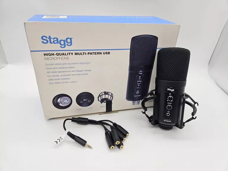 MIKROFON USB Z INTERFEJSEM STAGG SUSM60D PUDEŁKO