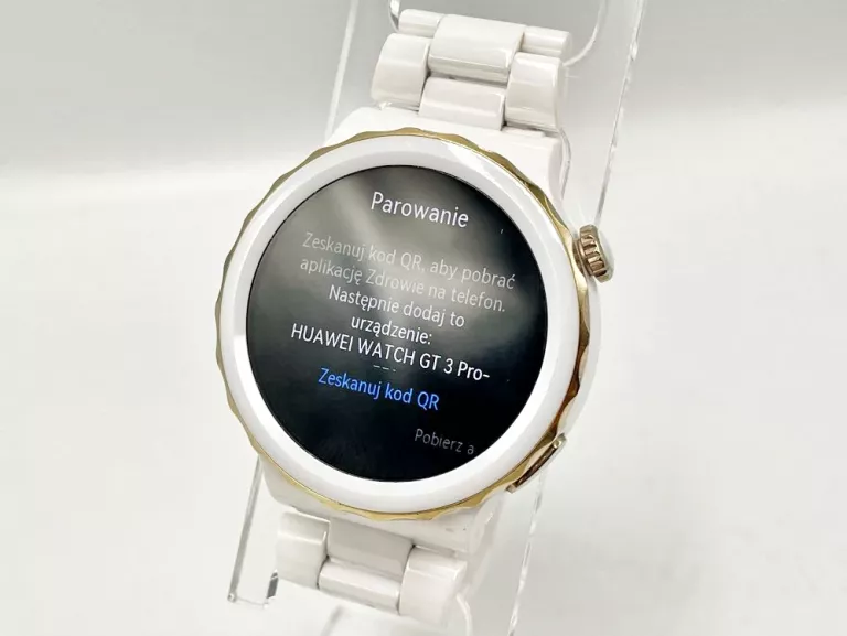 SMARTWATCH HUAWEI WATCH GT 3 PRO ELEGANT 43MM BIAŁO-ZŁOTY