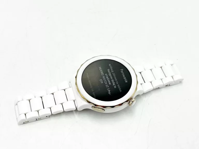SMARTWATCH HUAWEI WATCH GT 3 PRO ELEGANT 43MM BIAŁO-ZŁOTY