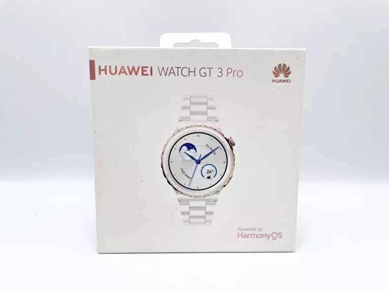 SMARTWATCH HUAWEI WATCH GT 3 PRO ELEGANT 43MM BIAŁO-ZŁOTY