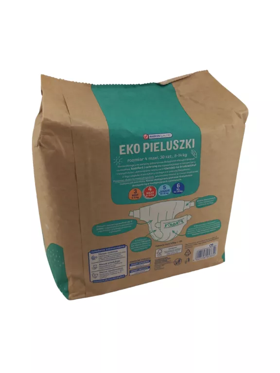 BABYDREAM EKO PIELUCHY MAXI ROZMIAR 4 8-14KG 30SZT
