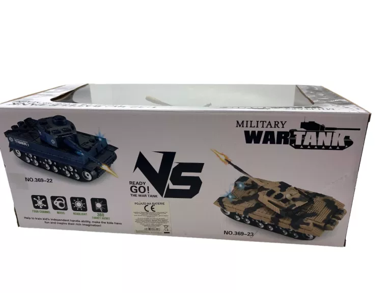 MILITARY WAR TANK DWA CZOŁGI STEROWANE / POWYSTAWOWE