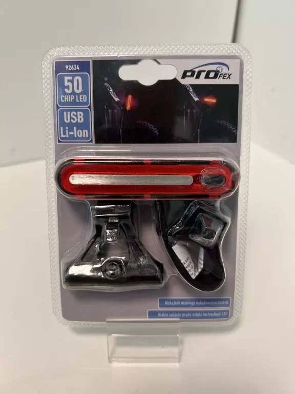 LAMPKA ROWEROWA TYŁ JY-6085T USB