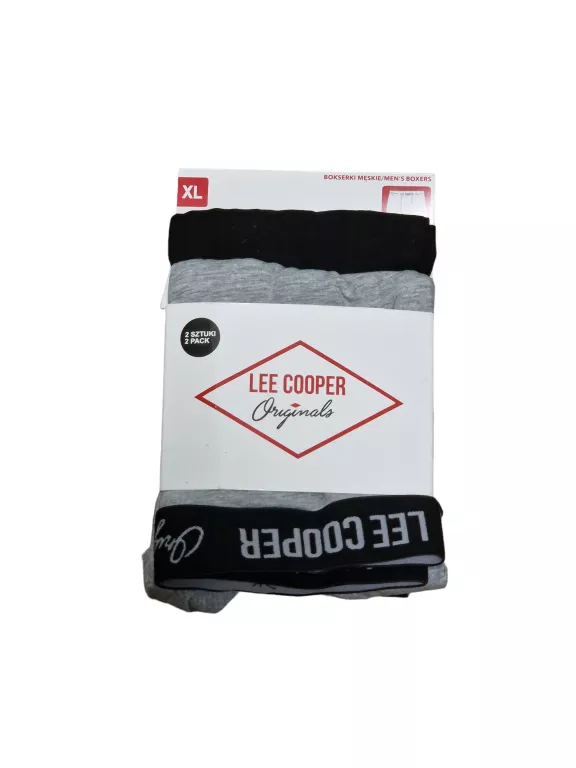 BOKSERKI MAJTKI MĘSKIE LEE COOPER 2PAK ROZMIAR XL