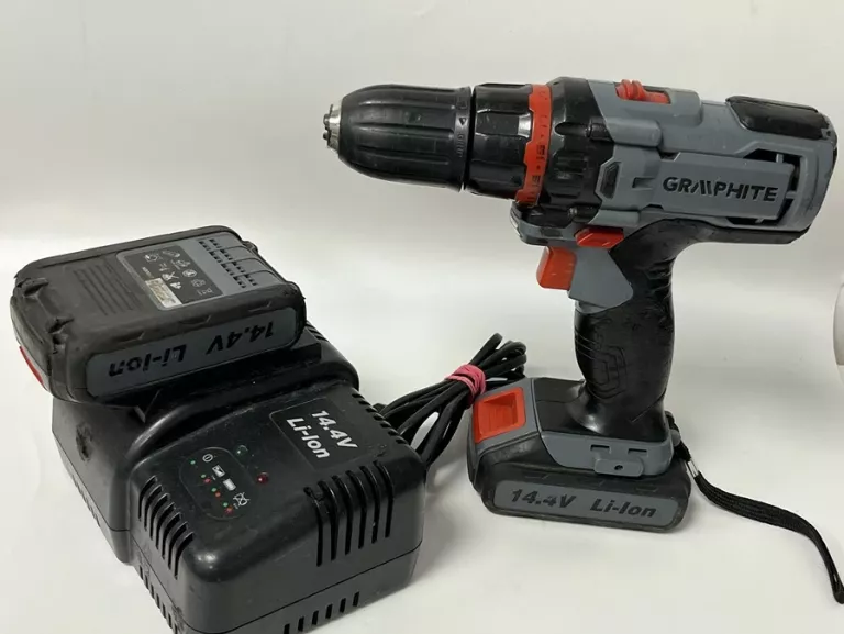 WKRĘTARKA GRAPHITE 58G211 ZASILACZ DWA AKUMULATORY