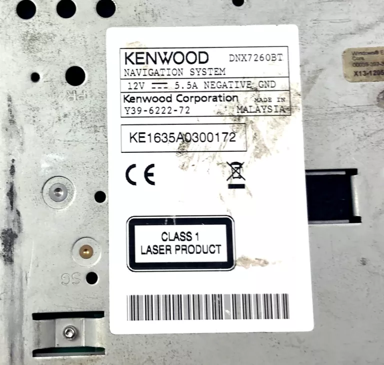 RADIO SAMOCHODOWE KENWOOD DNX 7260BT
