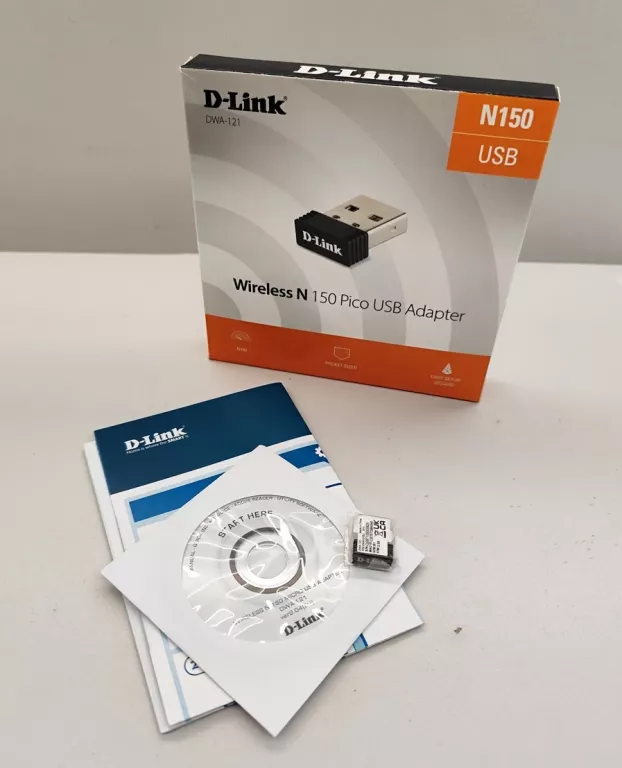 KARTA SIECIOWA D-LINK DWA-121 WIRELESS N 150 PICO USB ADAPTER | GWARANCJA