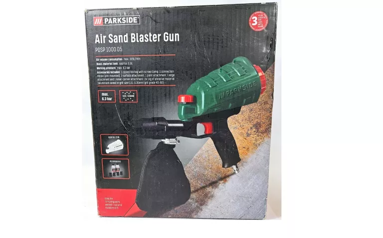 PISTOLET DO PIASKOWANIA PNEUMATYCZNY PARKSIDE PDSP 1000 E6